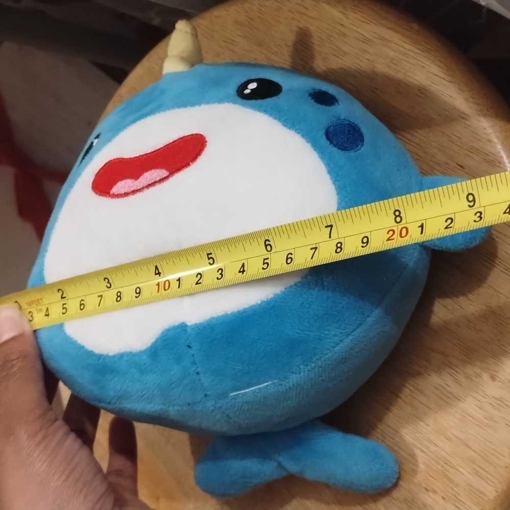 Fiesta Toys Cutie Beans Gumball 7” Plush Narwhal - Picture 14 of 14